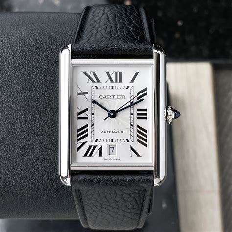 tank cartier paris|large men's cartier tank watch.